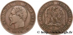 Cinq centimes Napoléon III, tête nue 1855 Rouen F.116/19 TTB40 