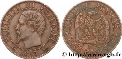 Cinq centimes Napoléon III, tête nue 1855 Rouen F.116/19