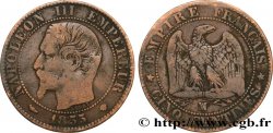 Cinq centimes Napoléon III, tête nue 1855 Marseille F.116/26