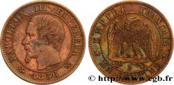 Un centime Napoléon III, tête nue 1856 Rouen F.102/27 TTB52 