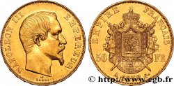 50 francs or Napoléon III, tête nue 1858 Paris F.547/5