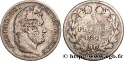 5 francs Ier type Domard, tranche en relief 1831 Strasbourg F.320/3
