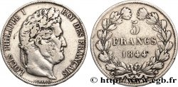 5 francs IIIe type Domard 1844 Lille F.325/5