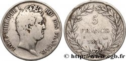 5 francs type Tiolier avec le I, tranche en creux 1831 Rouen F.315/15