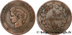 5 centimes Cérès 1880 Paris F.118/21
