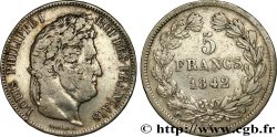 5 francs IIe type Domard 1842 Lille F.324/99