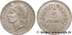 5 francs Lavrillier, nickel 1938  F.336/7