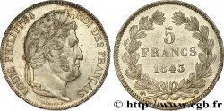 5 francs IIe type Domard 1843 Lille F.324/104 SPL58 