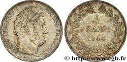 5 francs IIIe type Domard 1844 Strasbourg F.325/3