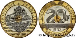 Essai de 20 francs Mont Saint-Michel 1992 Pessac F.403/1 FDC 
