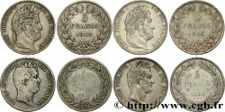 Lot de quatre pièces de 5 francs Louis-Philippe n.d. s.l. F.315/1