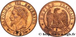 Un centime Napoléon III, tête laurée 1862 Paris F.103/4