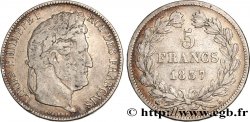5 francs IIe type Domard 1837 Rouen F.324/62