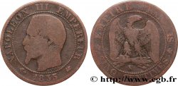 Cinq centimes Napoléon III, tête nue 1855 Bordeaux F.116/25