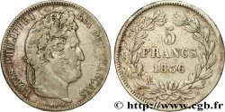 5 francs IIe type Domard 1836 Lyon F.324/56