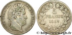 5 francs IIe type Domard 1837 Lyon F.324/64 VF25 