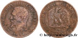 Deux centimes Napoléon III, tête nue 1854 Marseille F.107/17 TB 