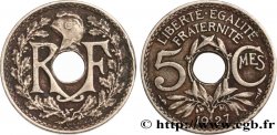 5 centimes Lindauer, petit module 1927  F.122/12