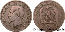 Cinq centimes Napoléon III, tête nue 1855 Marseille F.116/26