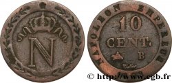 10 cent. à l N couronnée 1808 Rouen F.130/3