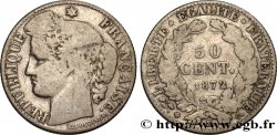 50 centimes Cérès, IIIe République 1872 Bordeaux F.189/4