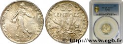 50 centimes Semeuse 1907 Paris F.190/14 MS63 PCGS