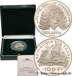Piéfort Belle Épreuve de 100 francs René Descartes 1991 Pessac F.459/2P FDC 