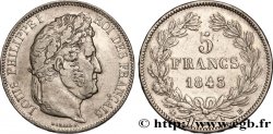 5 francs IIe type Domard 1843 Strasbourg F.324/102