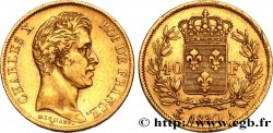 40 francs or Charles X, 2e type 1830 Paris F.544/5 TTB45 