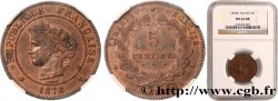 5 centimes Cérès 1878 Paris F.118/17