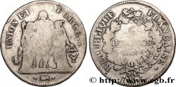 5 francs Union et Force, Union serré, seulement gland extérieur 1798 Bordeaux F.288/57