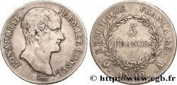 5 francs Bonaparte Premier Consul 1804 Paris F.301/9