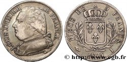 5 francs Louis XVIII, buste habillé 1815 Limoges F.308/20