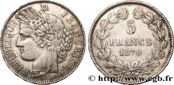 5 francs Cérès, sans légende 1870 Bordeaux F.332/7