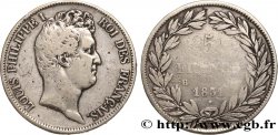 5 francs type Tiolier avec le I, tranche en creux 1831 Rouen F.315/15