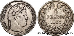 5 francs IIe type Domard 1834 Paris F.324/29