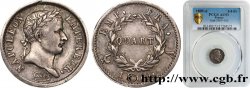 Quart (de franc) Napoléon Ier tête laurée, Empire français 1809 Paris F.162/1