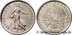 5 francs Semeuse, nickel 2001 Pessac F.341/37