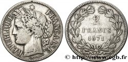 2 francs Cérès, sans légende 1871 Bordeaux F.264/4