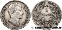 1 franc Napoléon Empereur, Calendrier grégorien 1806 Paris F.202/1 SS48 