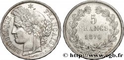 5 francs Cérès, sans légende 1870 Bordeaux F.332/2