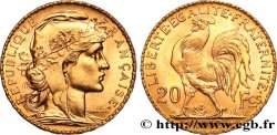 20 francs or Coq, Liberté Égalité Fraternité 1912 Paris F.535/6 SPL 