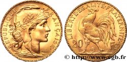 20 francs or Coq, Liberté Égalité Fraternité 1910 Paris F.535/4 MS 