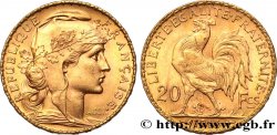 20 francs or Coq, Liberté Égalité Fraternité 1913 Paris F.535/7