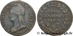 Cinq centimes Dupré, grand module 1797 Rouen F.115/15 TB35 
