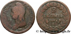 2 décimes Dupré 1796 Paris F.145/1 TB15 