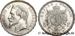 5 francs Napoléon III, tête laurée 1867 Paris F.331/10