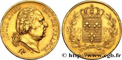 40 francs or Louis XVIII 1818 Lille F.542/8 TTB50 