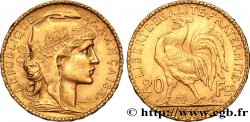 20 francs or Coq, Dieu protège la France 1906 Paris F.534/11
