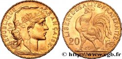 20 francs or Coq, Liberté Égalité Fraternité 1912 Paris F.535/6 MS 